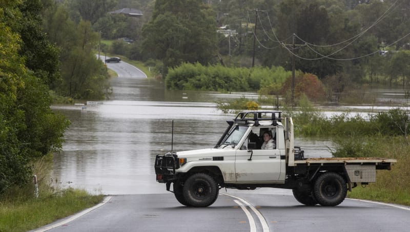 Kvůli silnému dešti byla evakuována část Sydney.