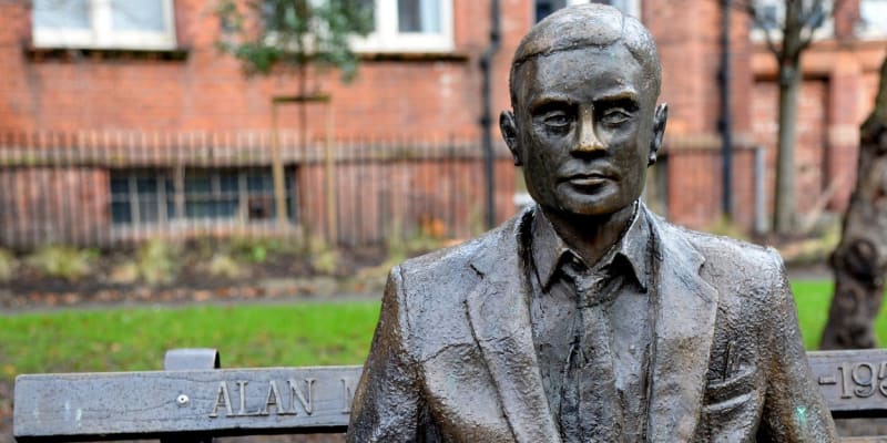 Socha Alana Turinga v Manchesteru.