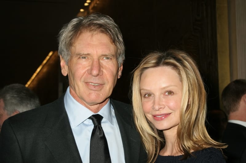 Americký herec Harrison Ford se svou třetí manželkou herečkou Calistou Flockhartovou. 