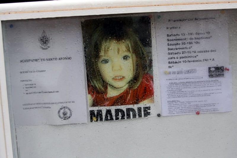 Pohřešovaná Maddie McCannová