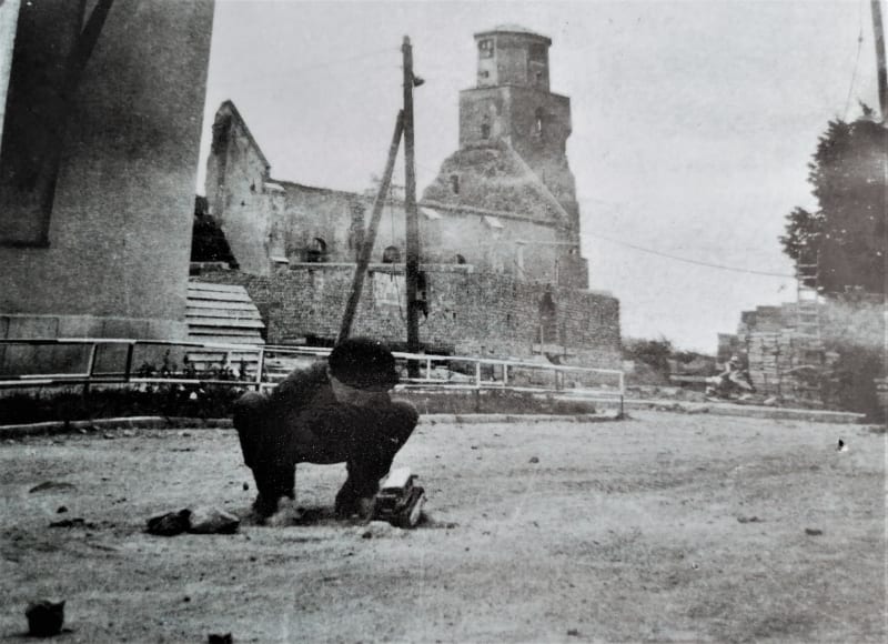 Rozstřílená Osoblaha na jaře 1945