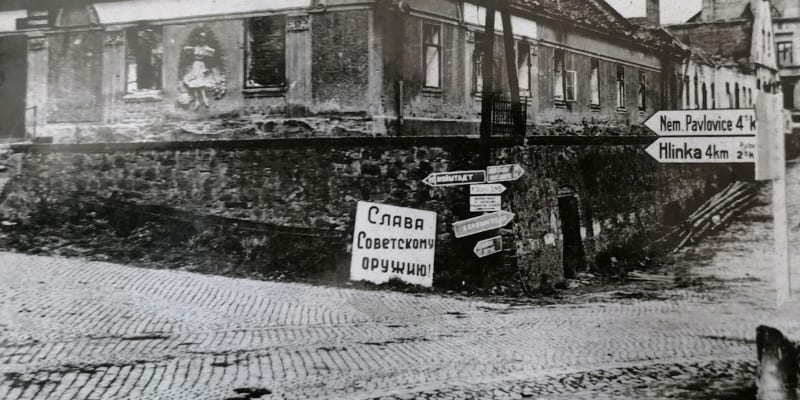 Rozstřílená Osoblaha na konci března 1945