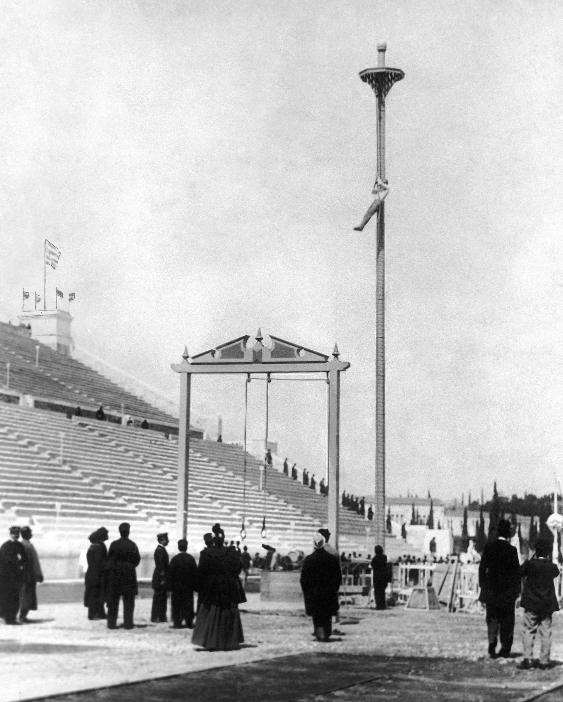 Dobové záběry z prvních novodobých olympijských her v řeckých Athénách