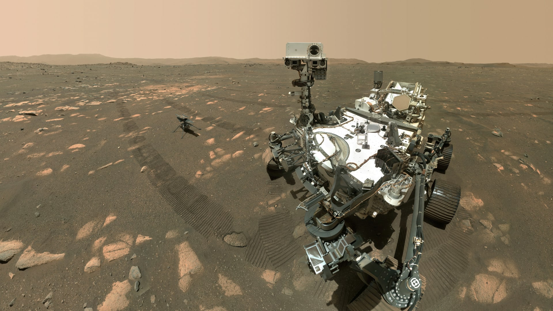 Selfie na Marsu