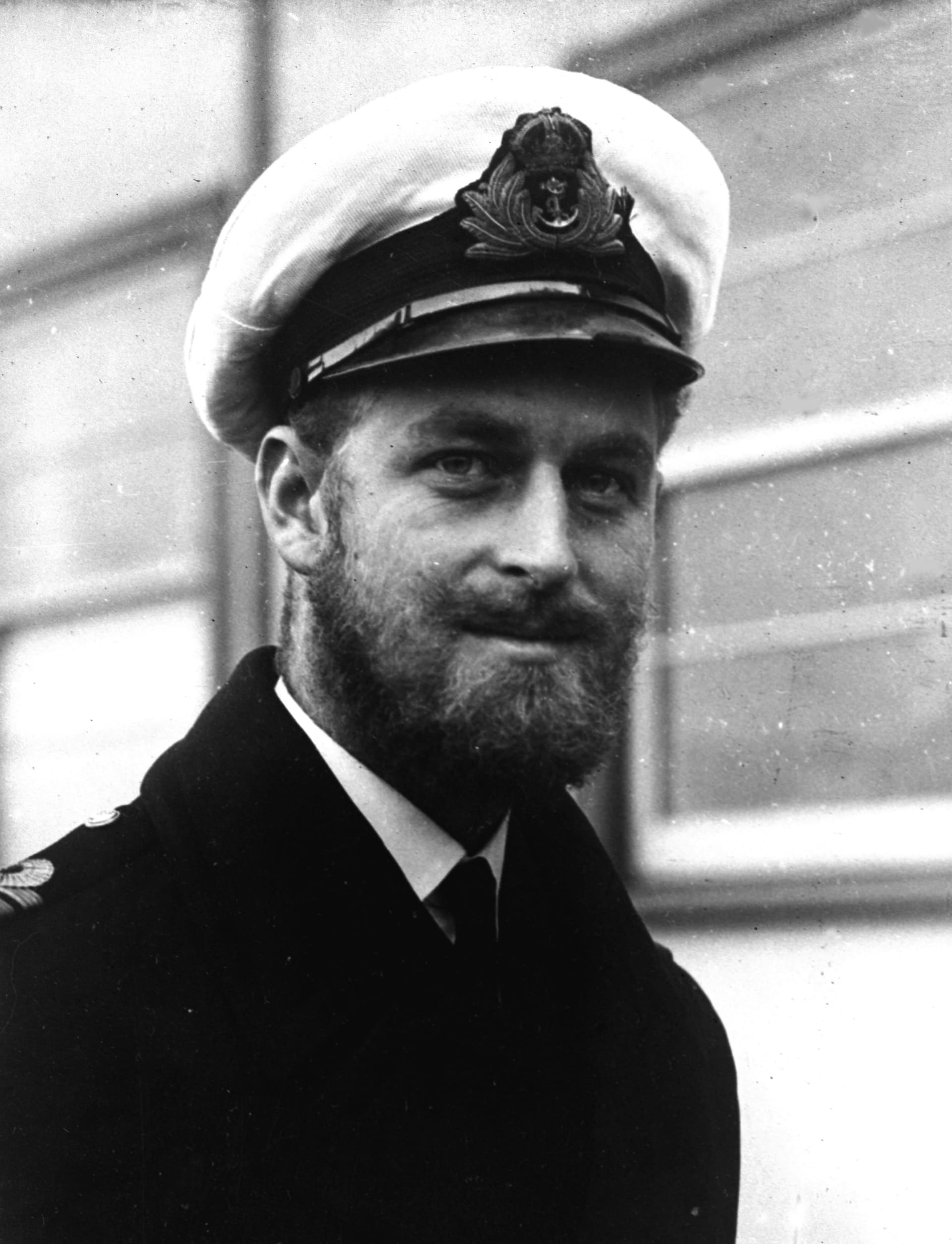 Princ Filip během námořní návštěvy australského Melbourne v roce 1945