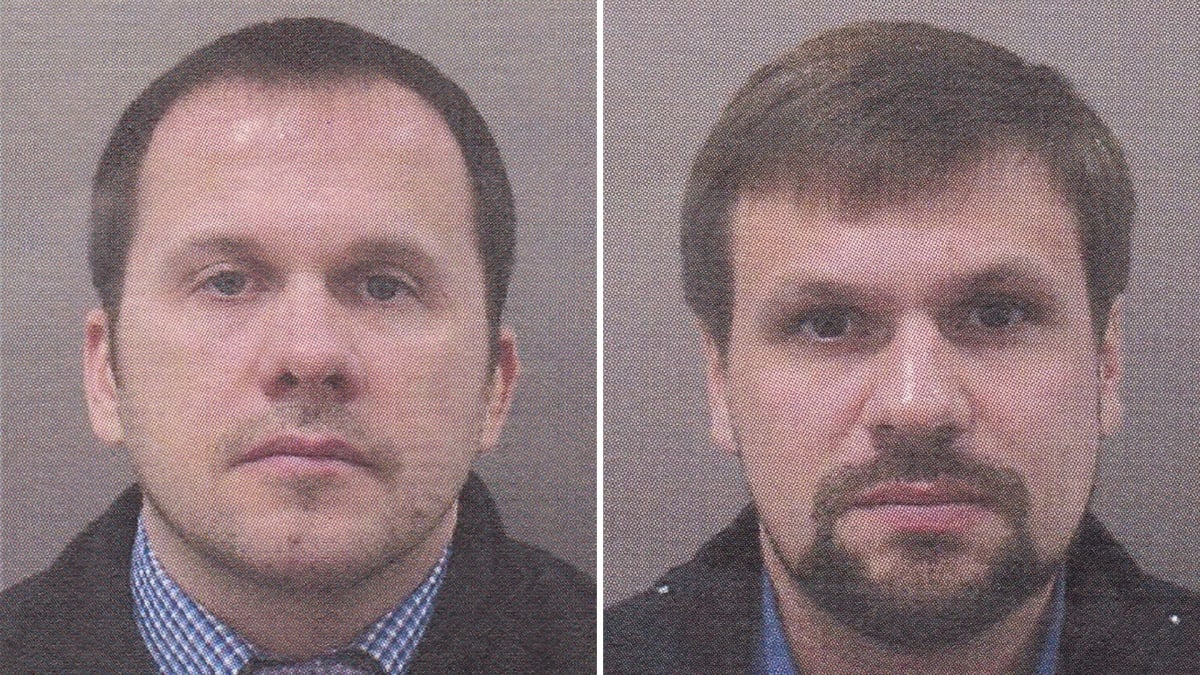 Ruští agenti Alexander Miškin (vlevo) a Anatolij Čepiga jsou v Česku kvůli kauze Vrbětice hledaní.