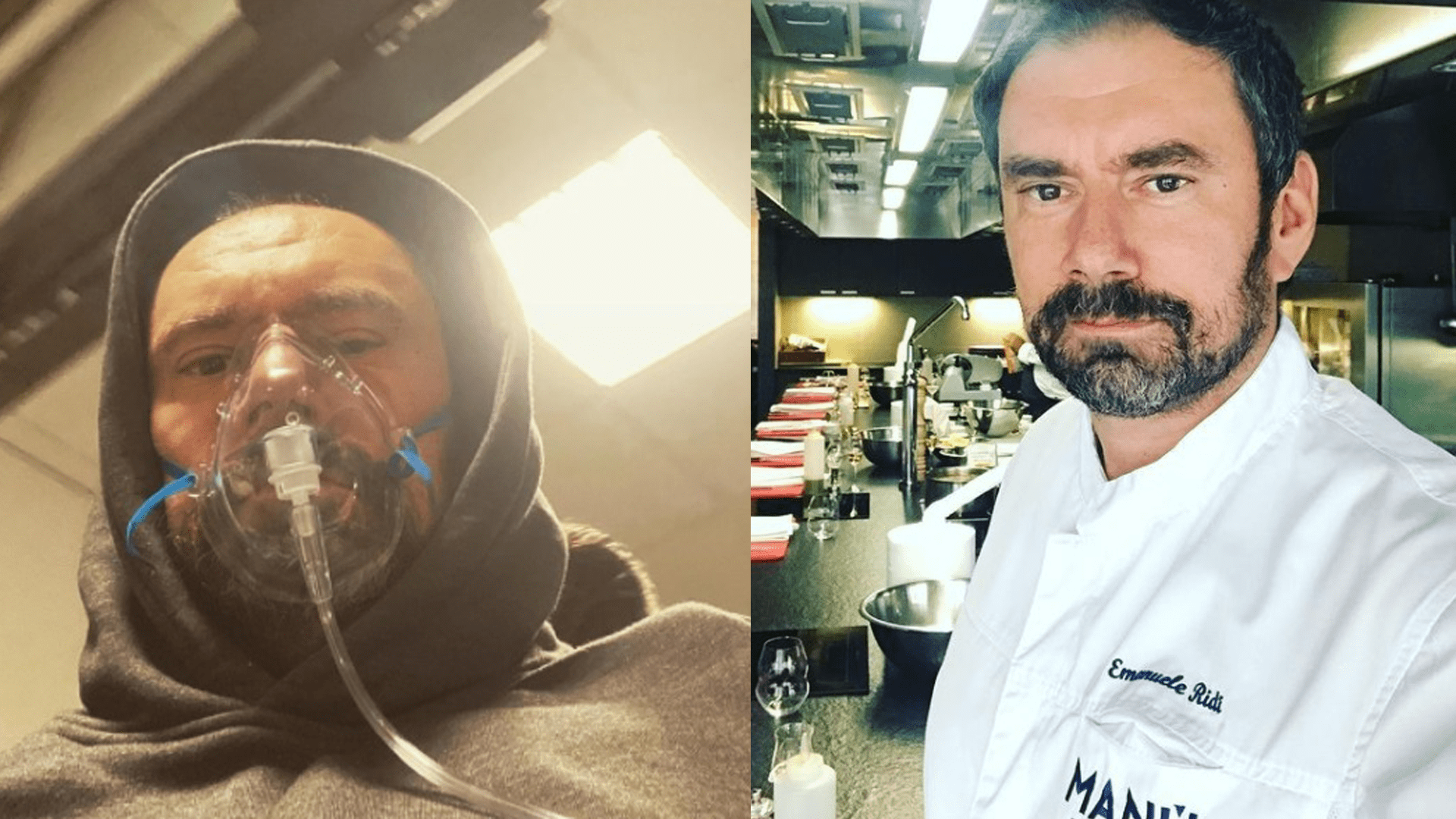 Kuchař Emanuele Ridi se léčil v nemocnici kvůli covidu 11 dní.