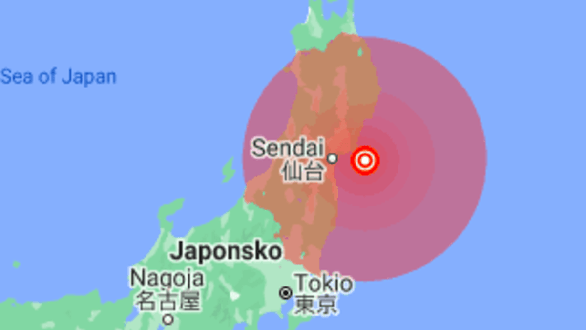 Japonsko zasáhlo zemětřesení. 