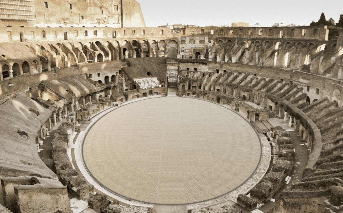 Takto bude za dva roky vypadat římské Koloseum.