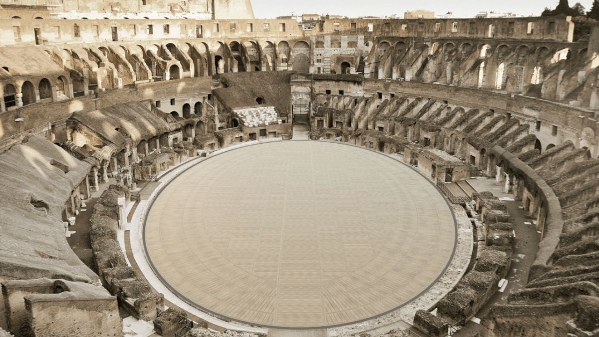 Takto bude za dva roky vypadat římské Koloseum.