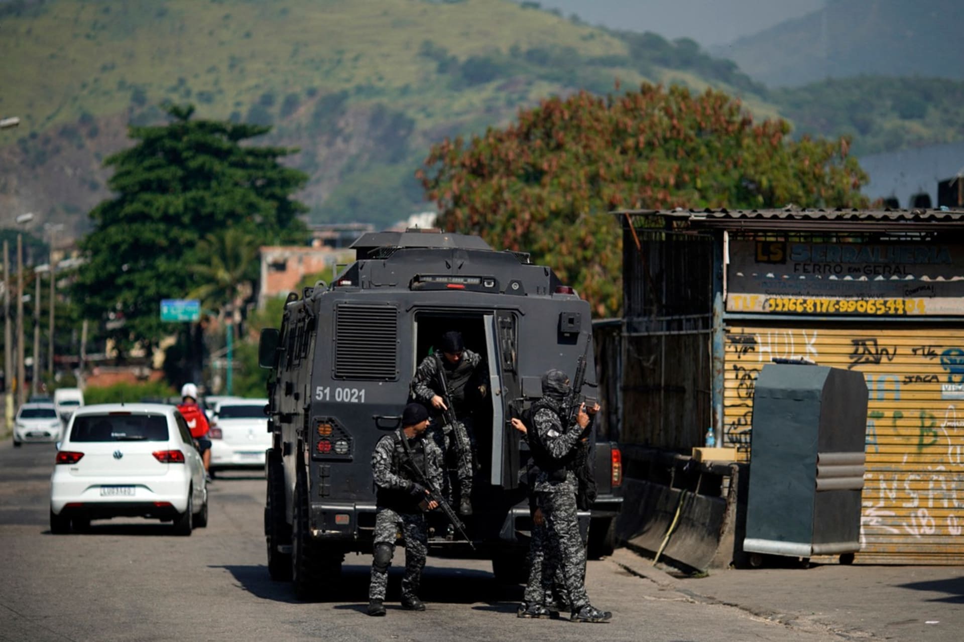 V brazilském Riu de Janeiru došlo k přestřelce mezi policisty a drogovým gangem.