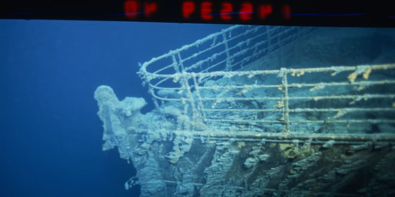 Autentické fotky potopeného Titaniku.