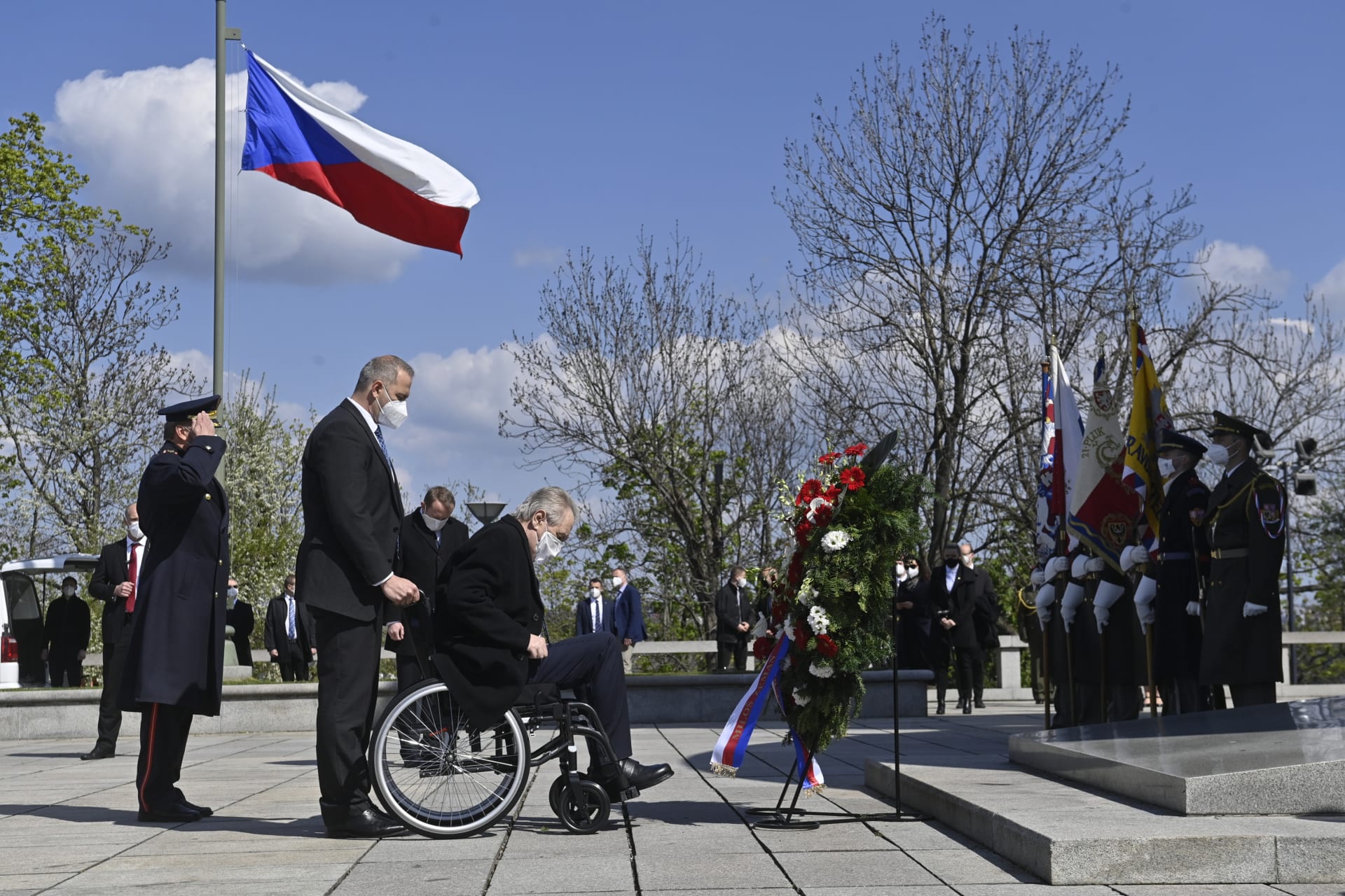 Prezident Miloš Zeman na Vítkově