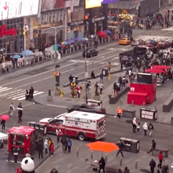 Potyčka na náměstí Times Square v New Yorku se zvrhla