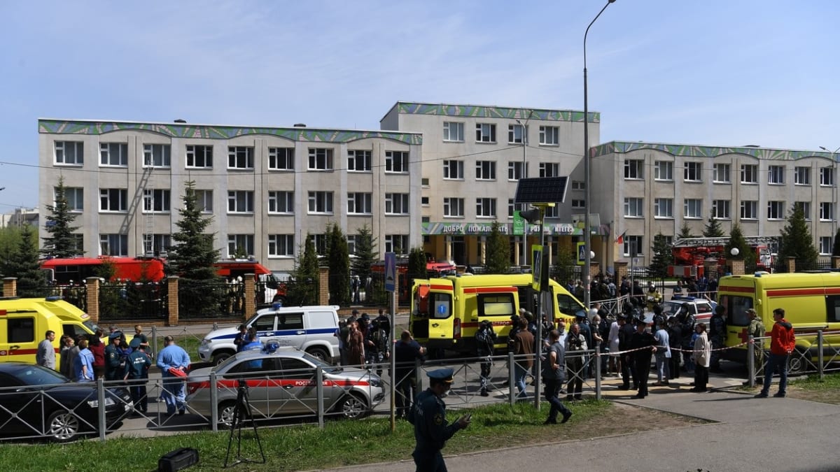Střelba ve škole v Kazani