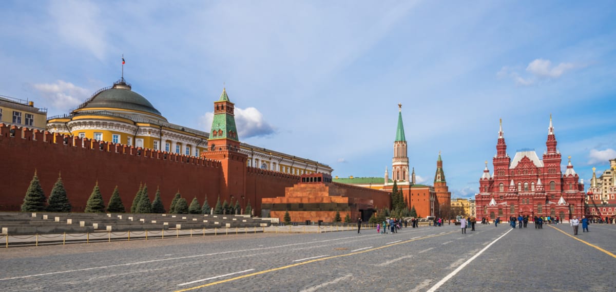 Rudé náměstí v Moskvě