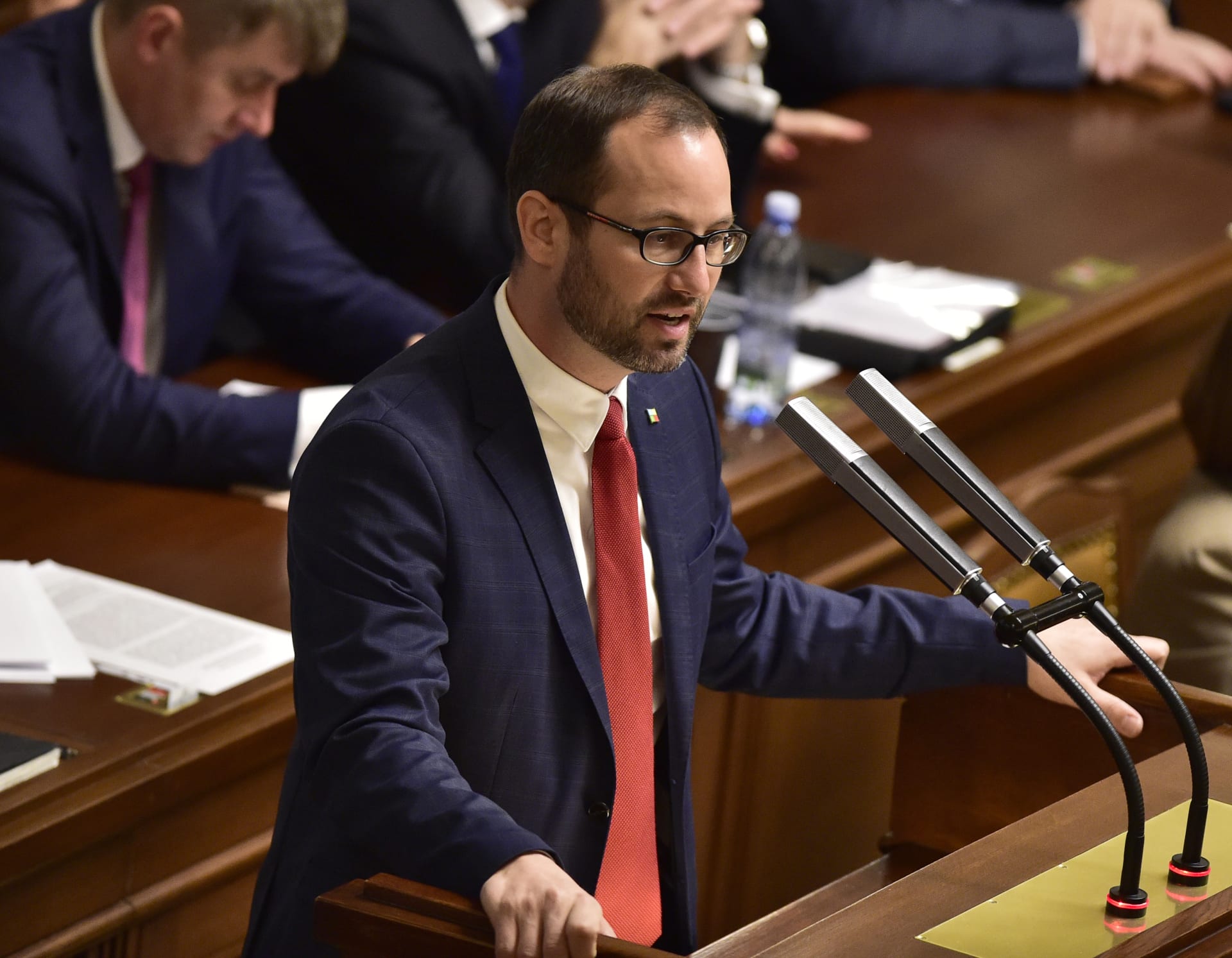 Šéf poslanců STAN Jan Farský v úterý během startu kampaně do sněmovních voleb mluvil o tom, jak je potřeba bojovat proti korupci.