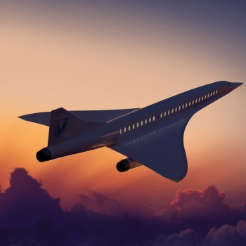 Nadzvukové letadlo Boom Overture má být připravené vzlétnout k obloze v roce 2026.