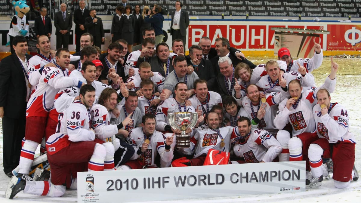 Poslední titul mistrů světa pro český hokej: Kolín nad Rýnem 2010