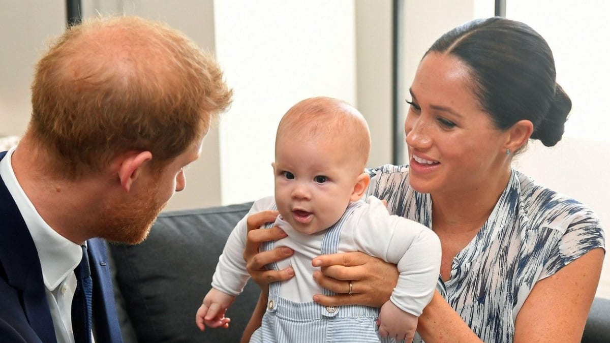 Princ Harry, vévodkyně Meghan a jejich syn Archie