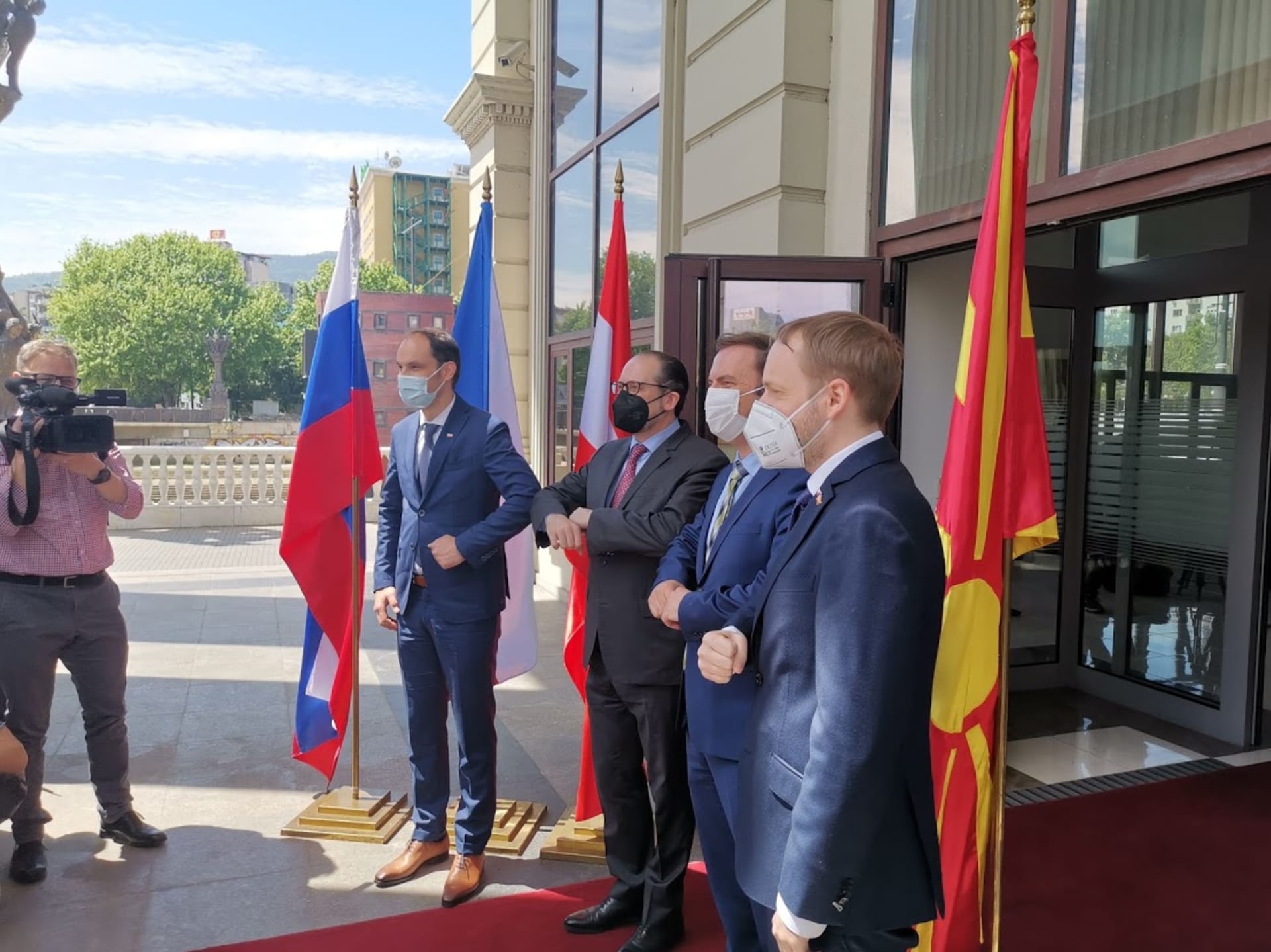 Český ministr zahraničí se svými protějšky ze Slovinska, Rakouska a Severní Makedonie