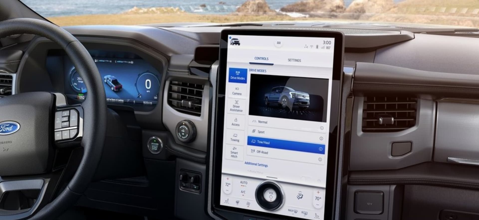 Ford chce na informačních displejích ve svých autech zobrazovat reklamy. To nevypadá zrovna bezpečně.