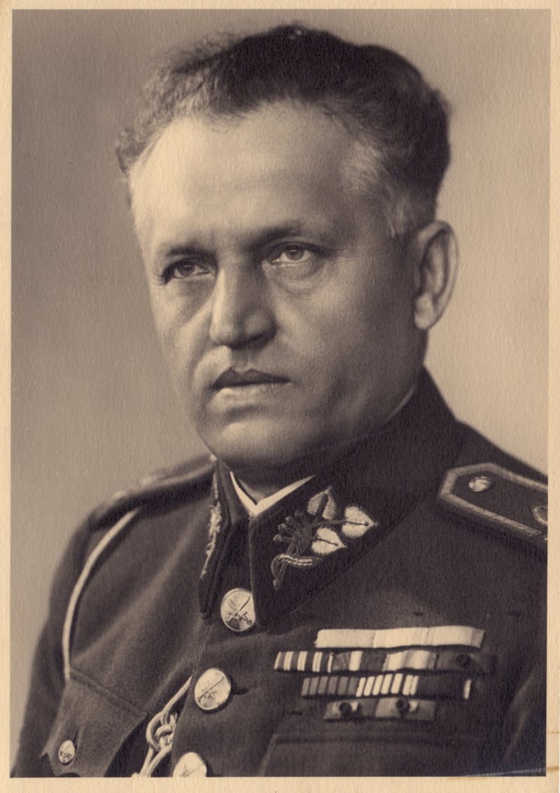 Přednosta Vojenské kanceláře prezidenta republiky Sylvestr Bláha. (archiv Dagmar Hamšíkové)