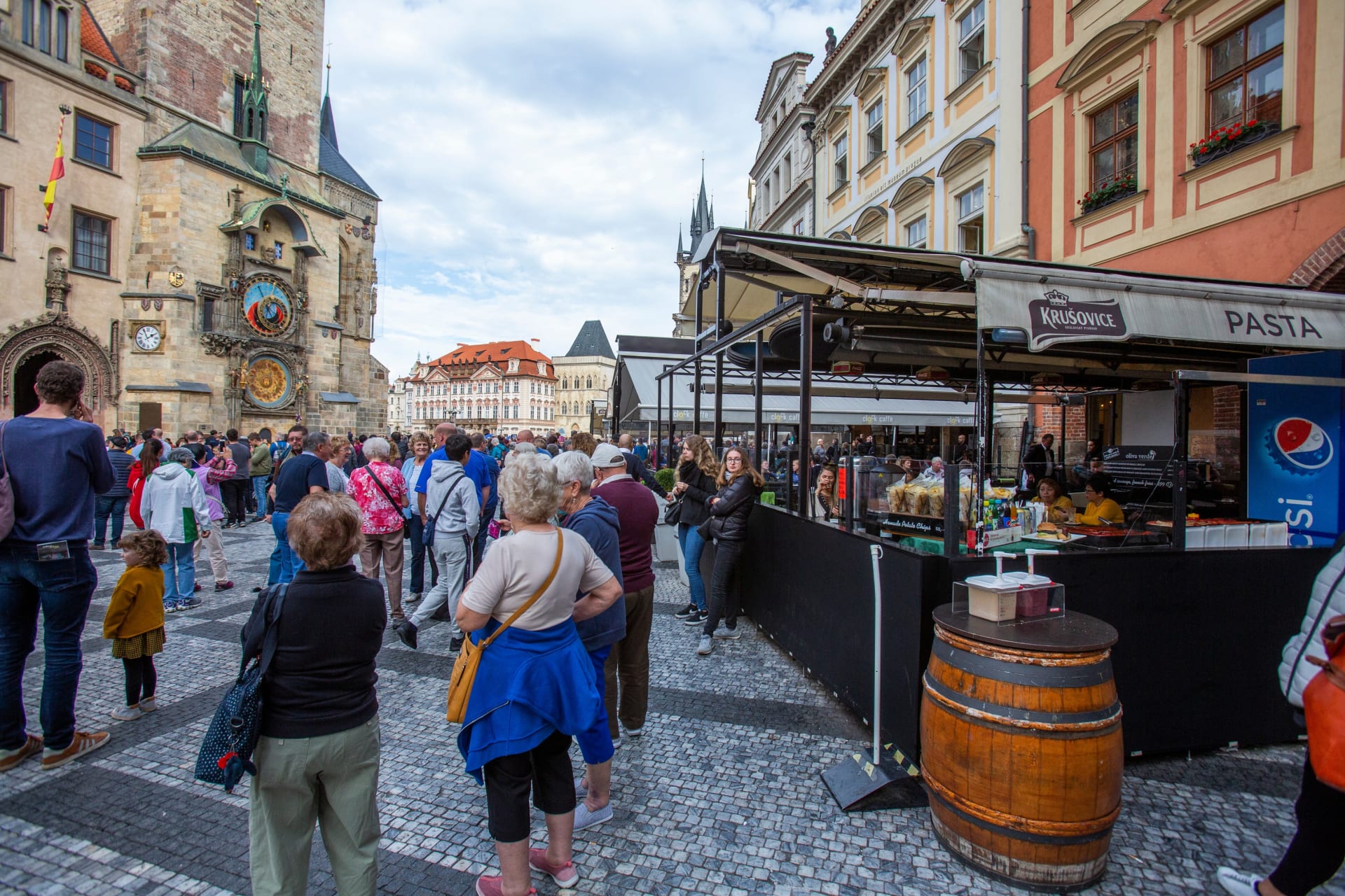 Pražské zahrádky v centru Prahy