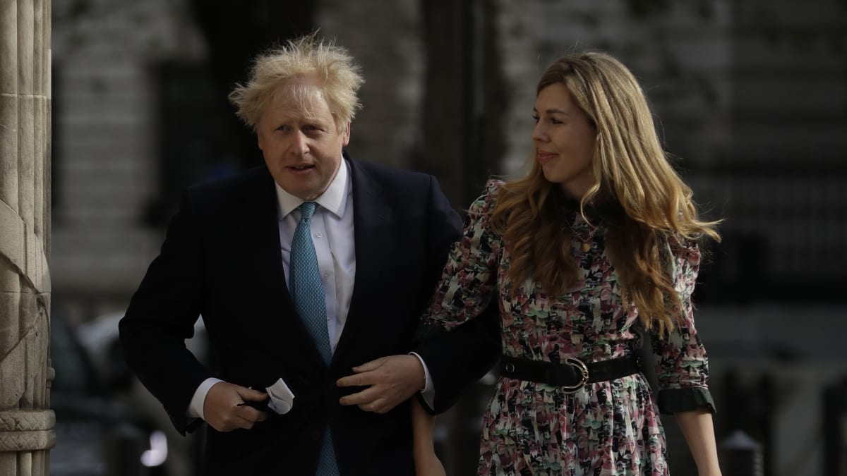Boris Johnson a Carrie Symondsová
