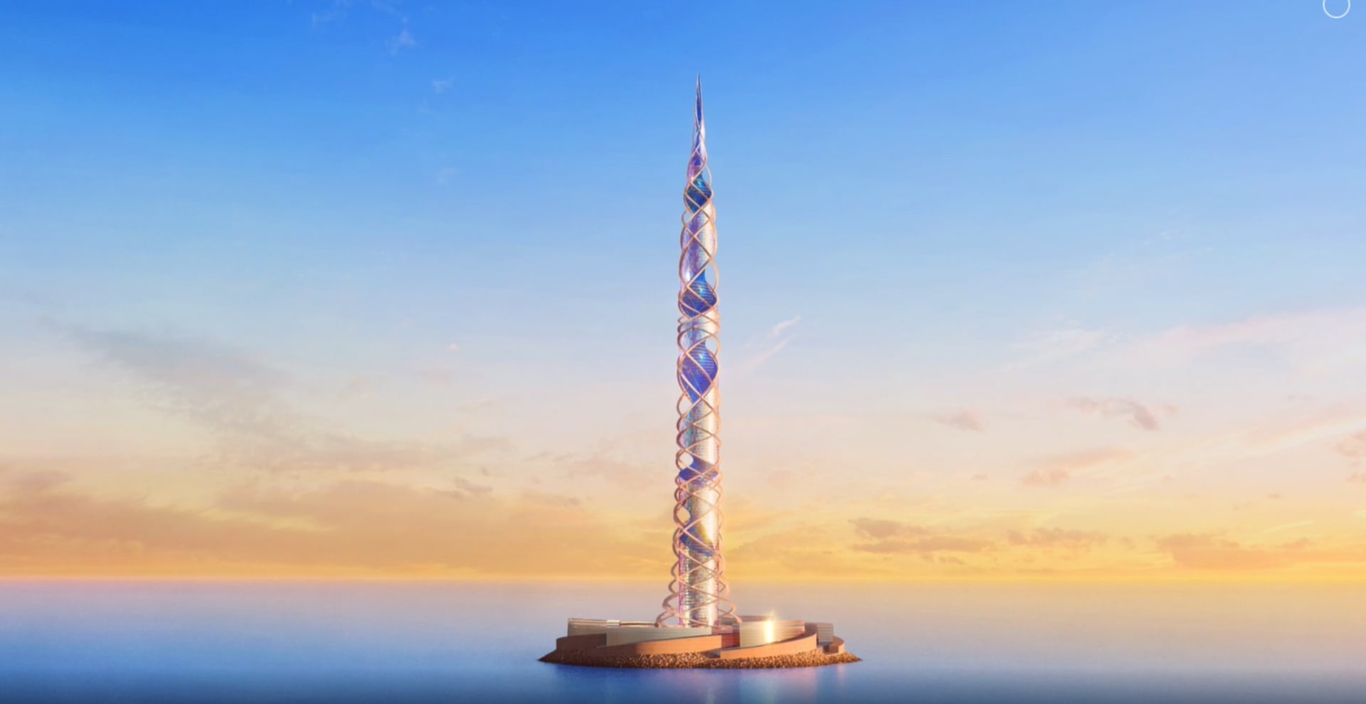Plánovaná druhá nejvyšší budova světa Lachta Center II (Autor: Kettle Collective)