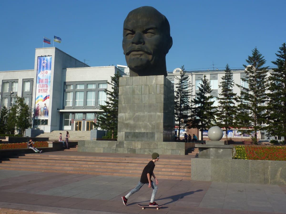 Leninova socha v Ulan-Ude
