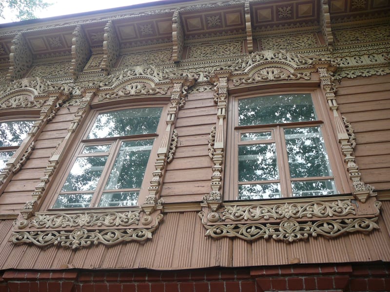 Typická sibiřská architektura