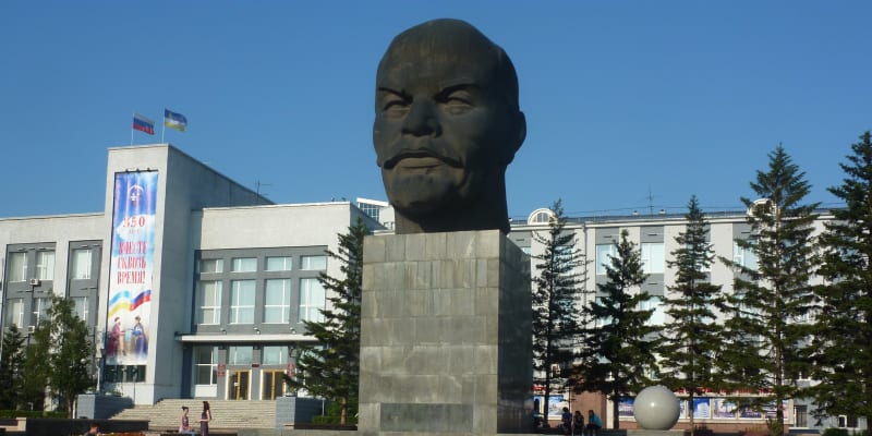 Leninova socha v Ulan-Ude