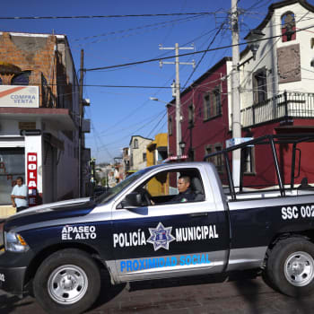 Mexická policie ve státě Guanajuato 