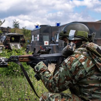 Vojáci NATO na výcviku v Severní Makedonii (Ilustrační snímek)