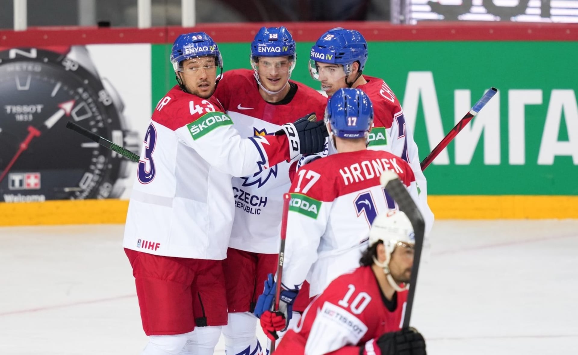 Česká hokejová reprezentace prohrála na mistrovství světa v Rize 2021 čtvrtfinále proti Finsku.