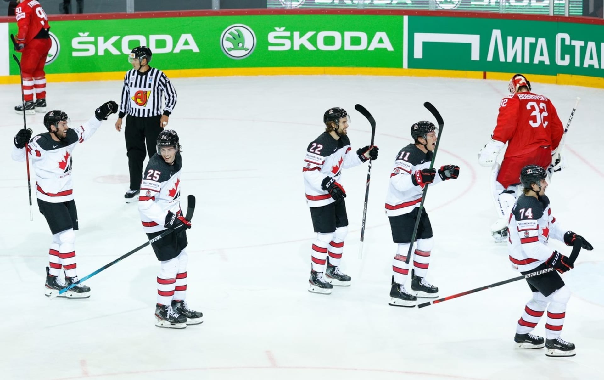 Kanaďané překvapili. Ve čtvrtfinále hokejového šampionátu porazili Rusko v prodloužení.