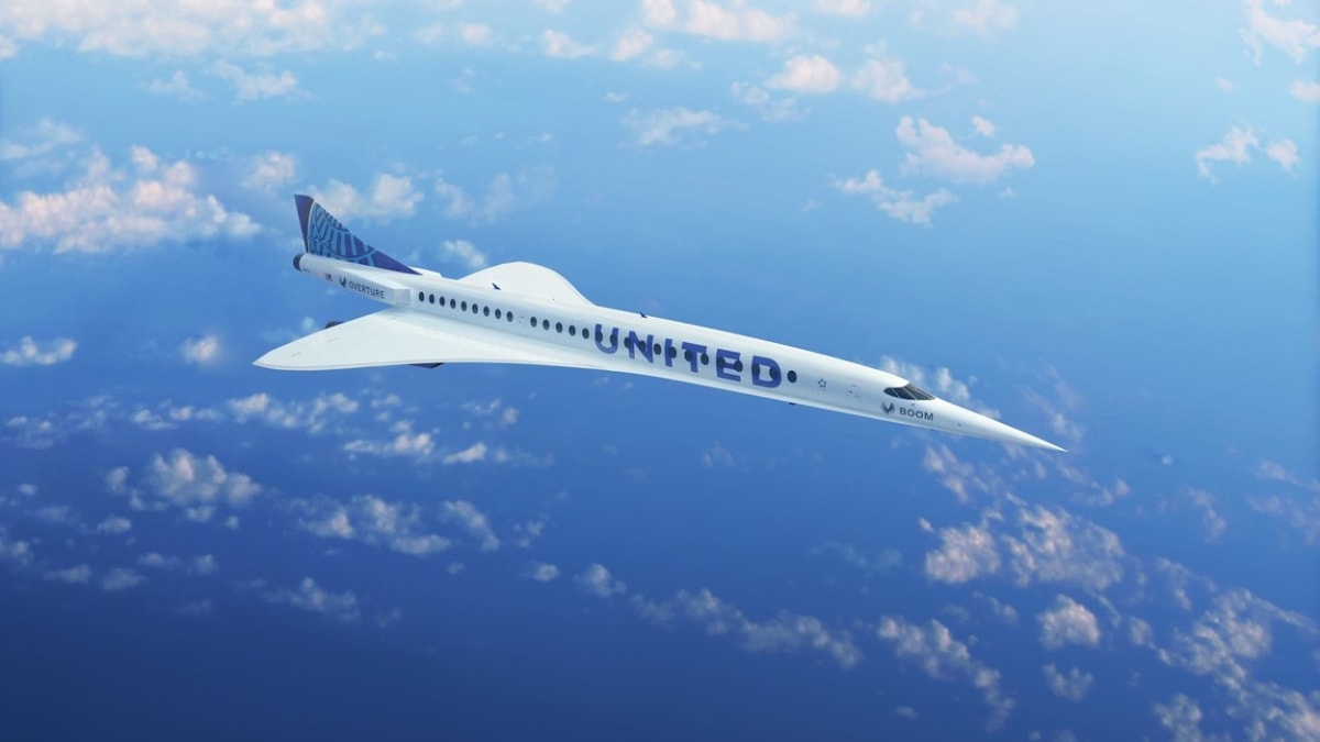 United Airlines plánují do své flotily zařadit nadzvuková letadla společnosti Boom Supersonic.
