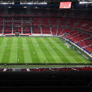 Takto prázdná Puskás Arena v Budapešti během mistrovství Evropy nebude. Jde o jediný stadion pro Euro, který může přivítat 100 procent kapacity.