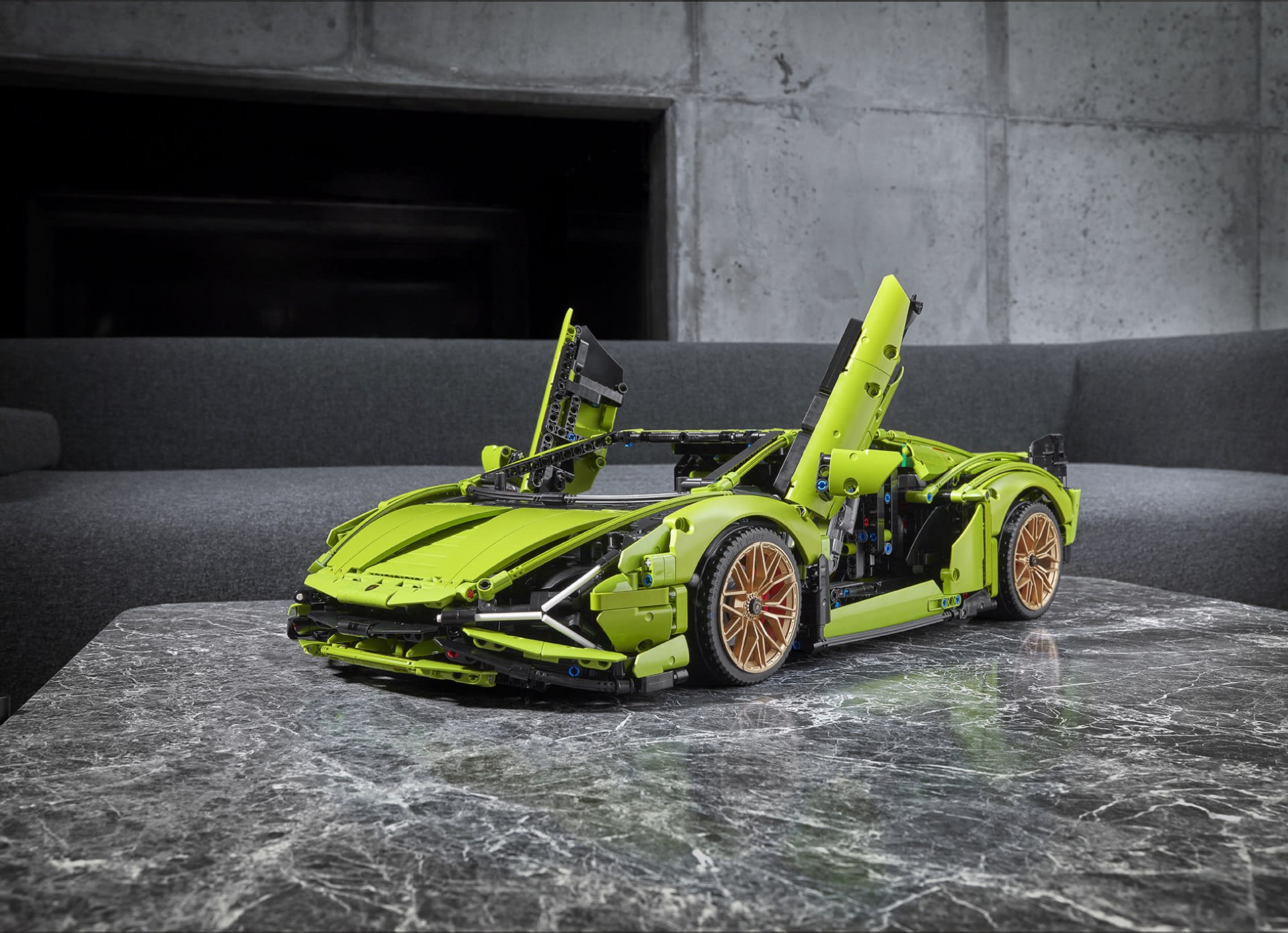 Lamborghini Sián z Lega, které postavili v Kladně