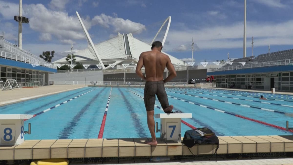 Uprchlík trénuje na olympiádu.