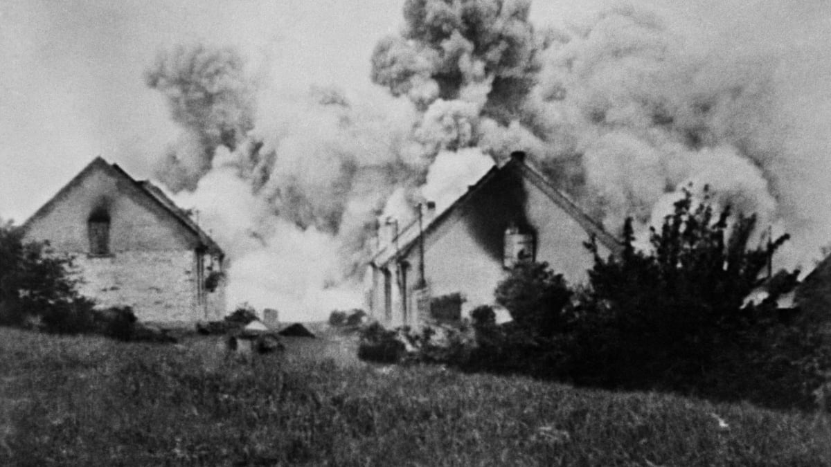 Vypálení Lidic v roce 1942