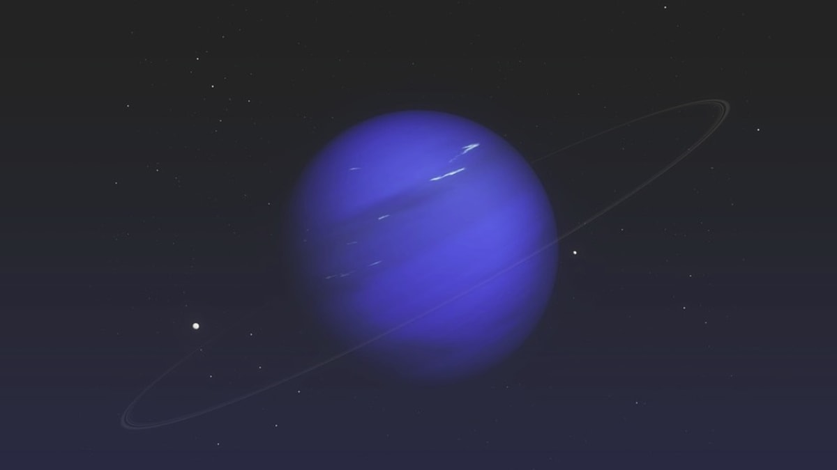 TOI-1231 b se podobá planetě Neptun, která je na obrázku.