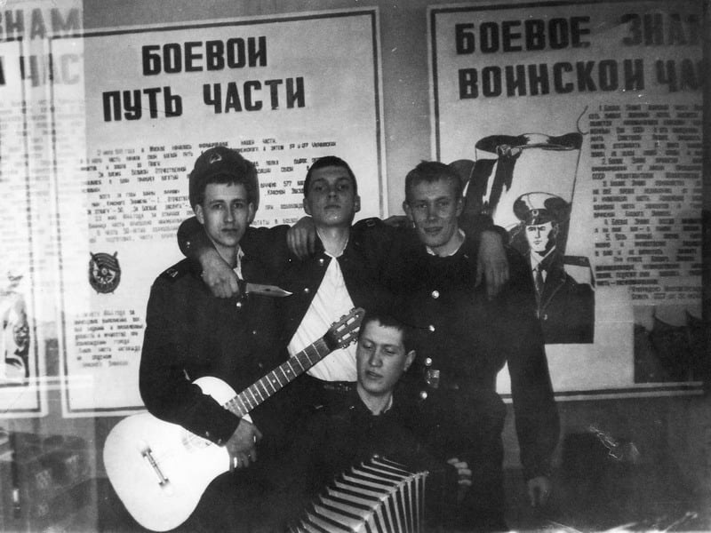 Jiřice u Mladé Boleslavi, 130. spojovací pluk, sovětská vojenská kapela Arsenal, rok 1991