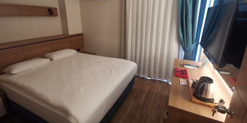 Pokoj pro covid pozitivní v hotelu Meryan