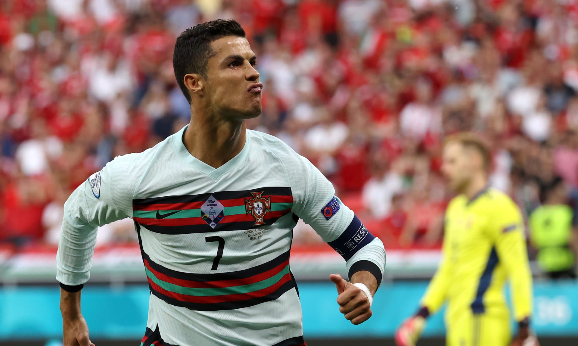 Cristiano Ronaldo se trefil už na pátém Euru v řadě.