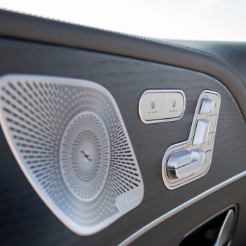 Ventilovaná sedadla ve voze Mercedes-Benz.