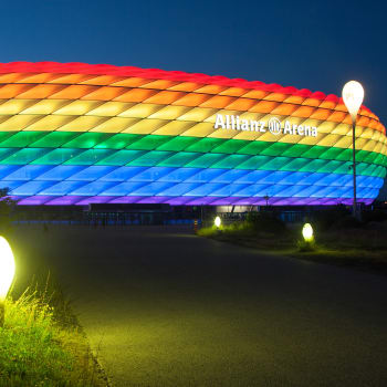 Allianz Arena duhová