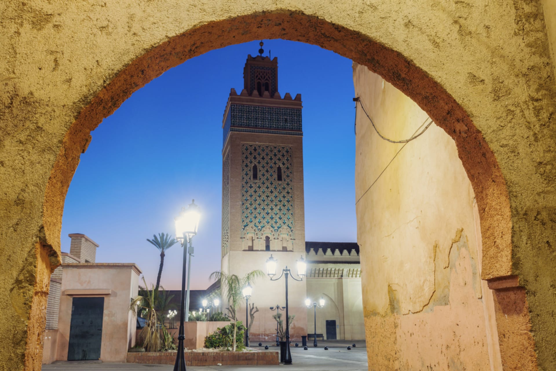 Královské město Marrakéš v Maroku