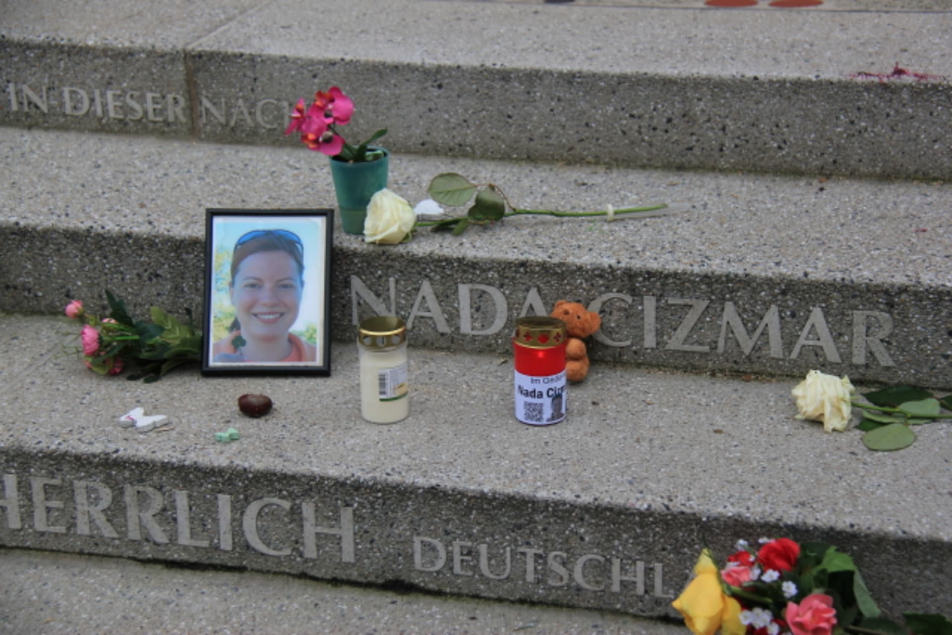 Památník teroristického útoku z 12. prosince 2016, při kterém zemřela i Češka Naďa Čižmár